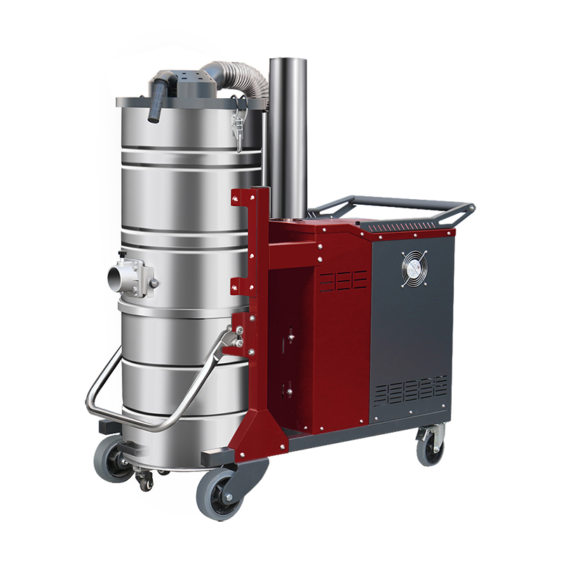 湛江坦洁380V 双桶手动反吹工业吸尘器X8系列